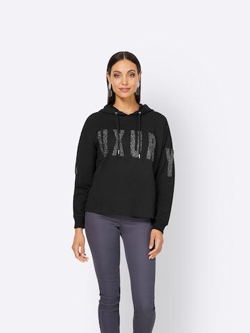 heine Sweatshirt in Black: front