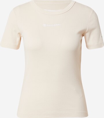 T-shirt Champion Authentic Athletic Apparel en beige : devant