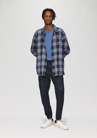 QS Tapered Cargo trousers in Blue
