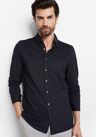 CINQUE Slim Fit Businesshemd in Schwarz: Vorderseite