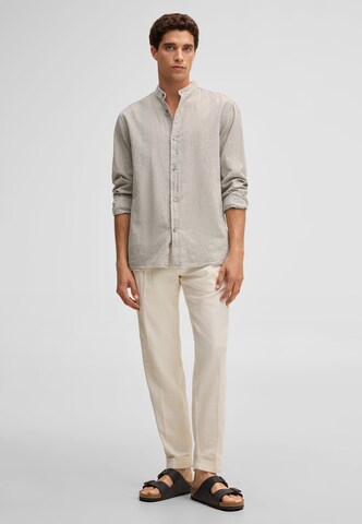 STRELLSON Comfort fit Button Up Shirt in Grey