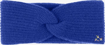 Rainbow Cashmere Headband in Blue: front