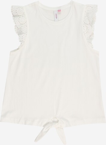 T-Shirt 'VMPANNA' Vero Moda Girl en blanc : devant