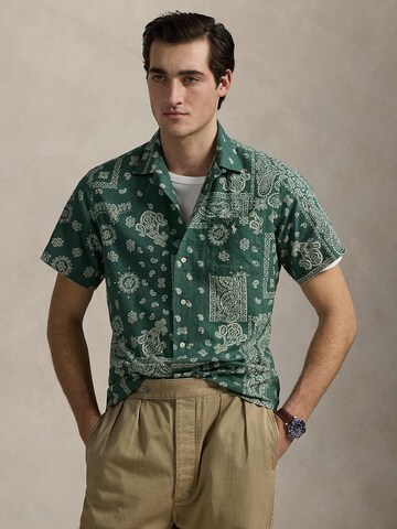 Polo Ralph Lauren Regular fit Πουκάμισο σε πράσινο: μπροστά