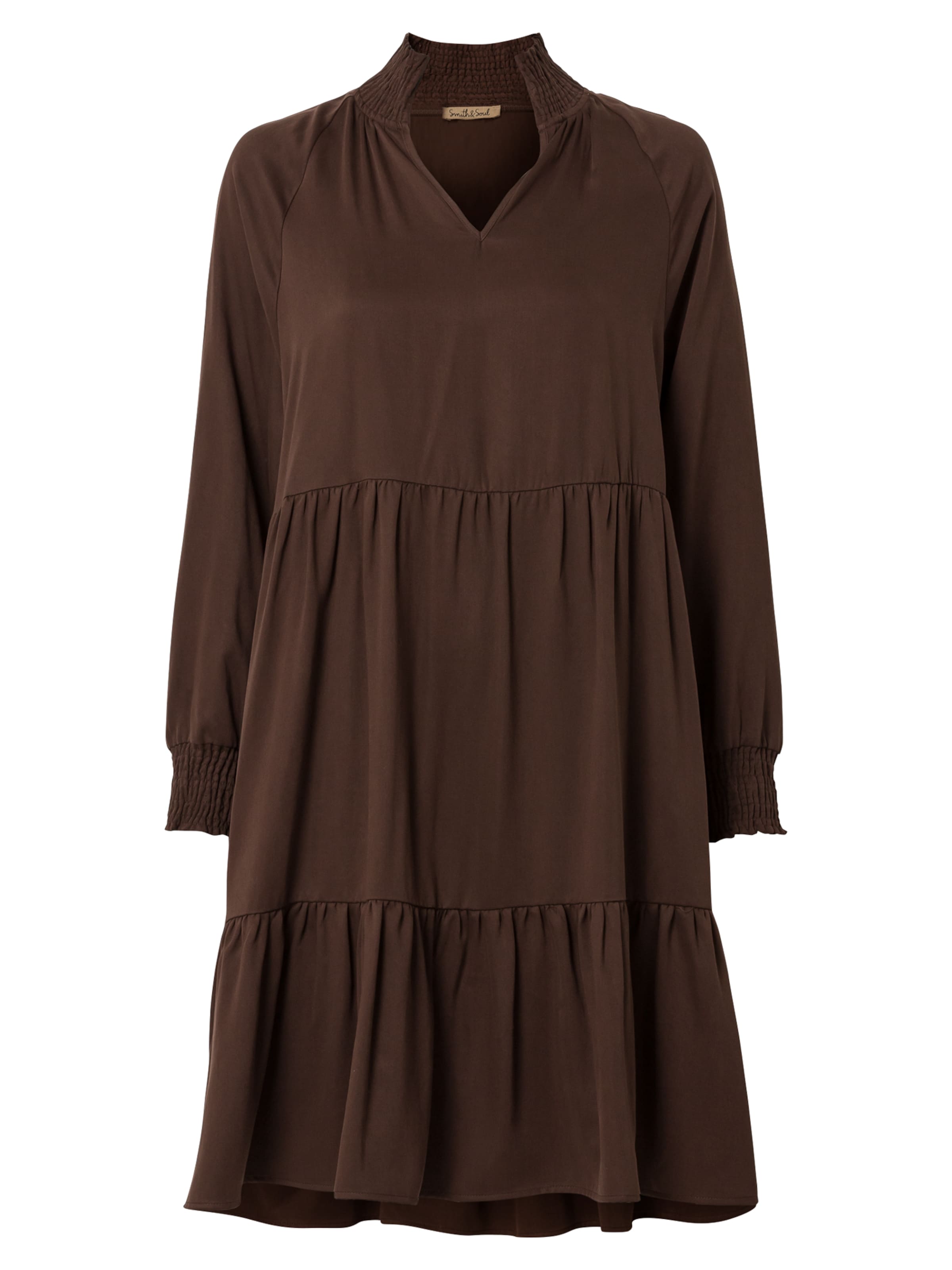 Smith&Soul Šaty - Hnedá: predná strana