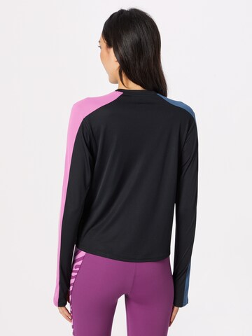 ADIDAS SPORTSWEAR Performance Shirt 'Own The Run Colorblock ' in Black