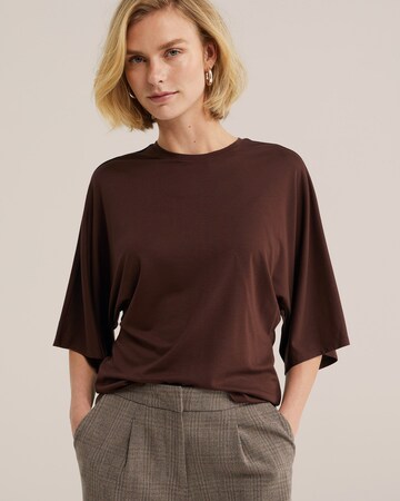 WE Fashion Футболка в Коричневый: спереди