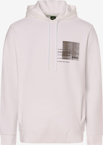 BOSS Sweatshirt 'Soody' in Beige: predná strana