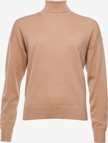 Pull-over Superdry en beige : devant