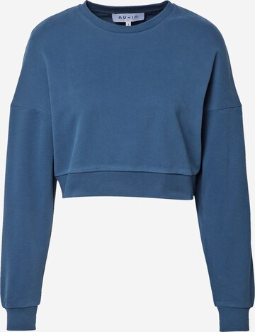 NU-IN Sweatshirt i blå: framsida
