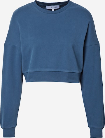 NU-IN - Sweatshirt em azul: frente