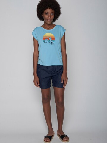 GREENBOMB Shirt 'Scooter' in Blue