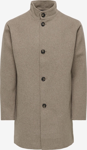 Cappotto di mezza stagione 'CHARLES' di Only & Sons in grigio: frontale