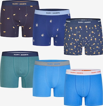 Happy Shorts - Boxers ' Colourful Jersey Set ' em azul: frente