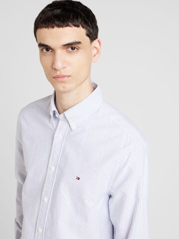 TOMMY HILFIGER Regular fit Button Up Shirt 'Heritage' in Blue