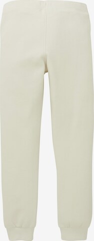 TOM TAILOR Tapered Pants in White