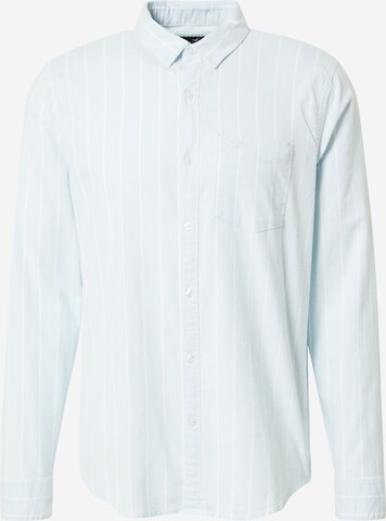 HOLLISTER Button Up Shirt in Blue: front