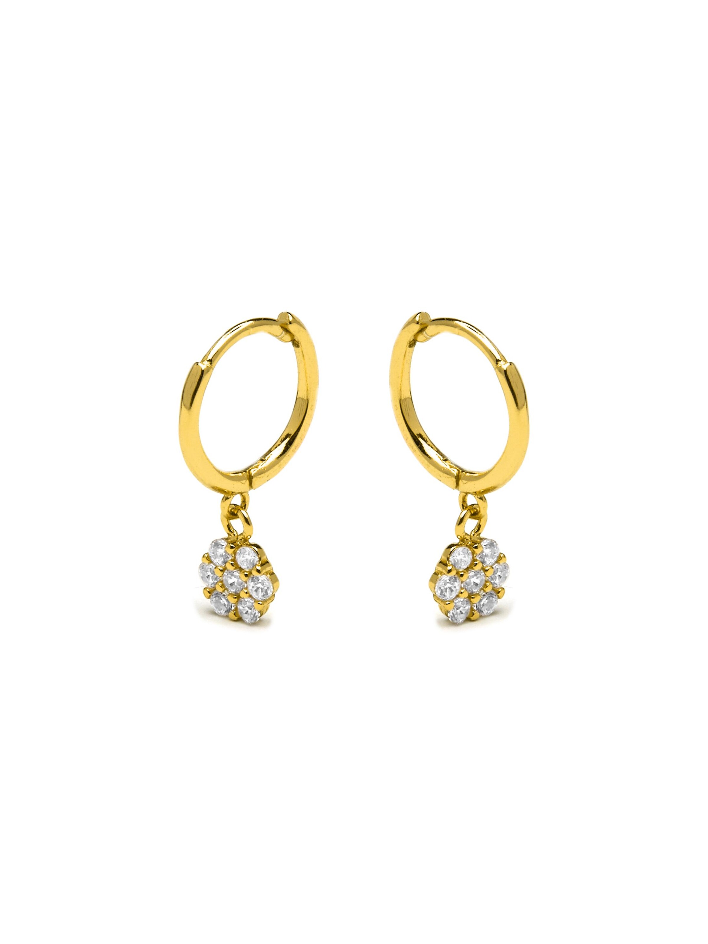Luxenter Earrings 'Lipyo' in White