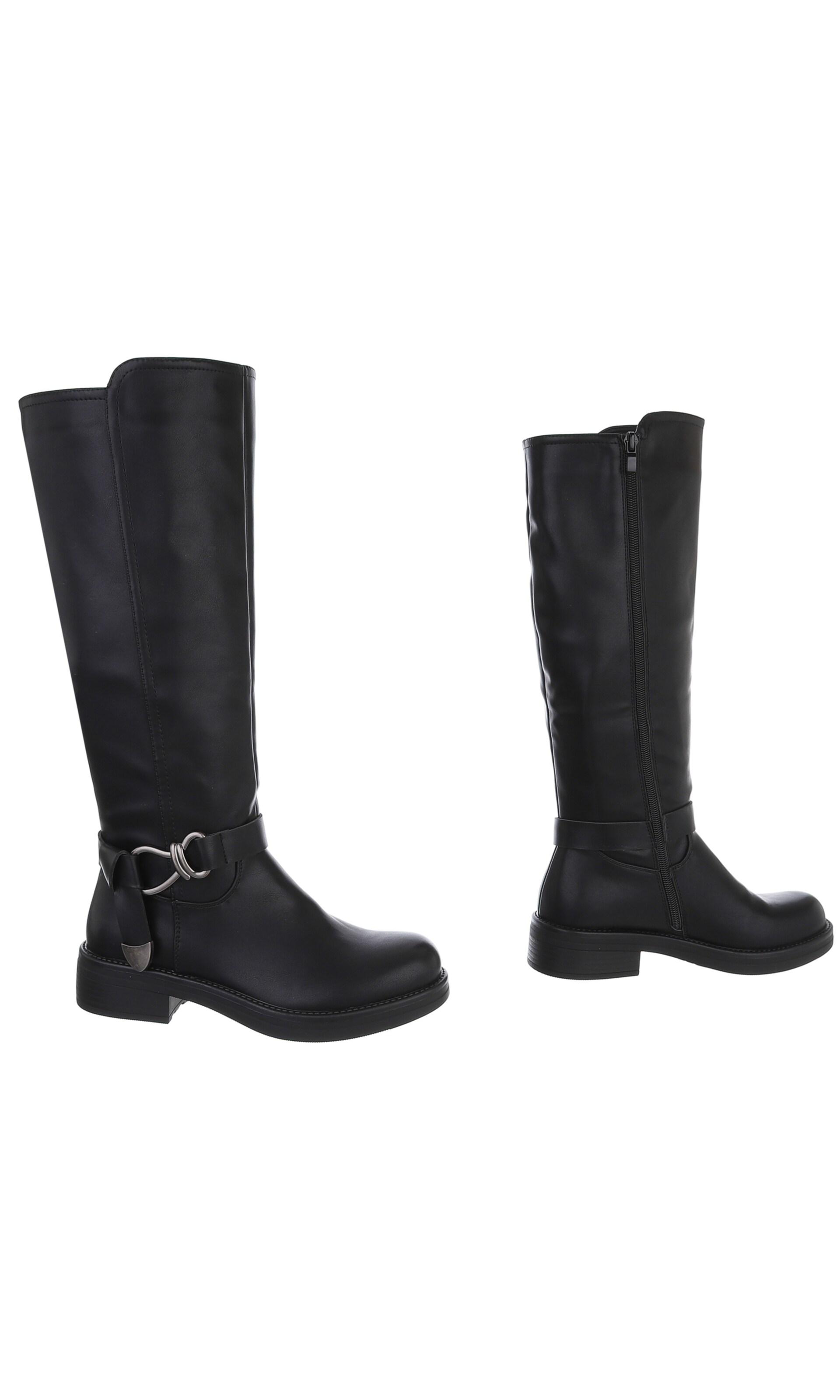 Ital-Design Stiefel in Schwarz