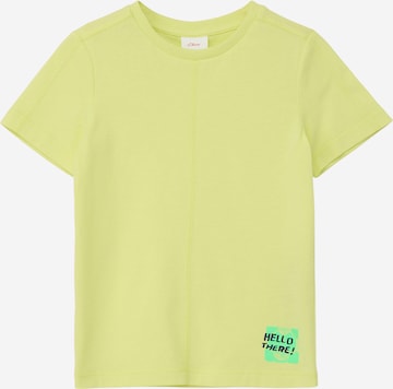 T-Shirt s.Oliver en vert : devant