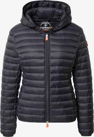 SAVE THE DUCK Between-Season Jacket 'DIZY' in Black: front