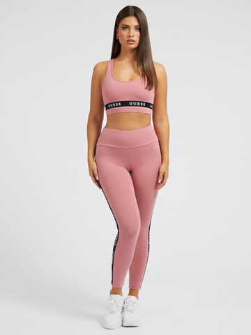 GUESS Skinny Sporthose 'Aline' in Pink