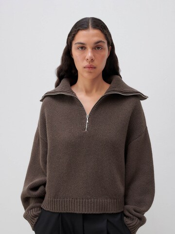 ABOUT YOU x Marie von Behrens Sweater 'Valentina' in Brown: front