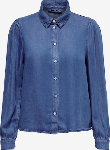 ONLY - Blusa 'BILLIE' em azul: frente