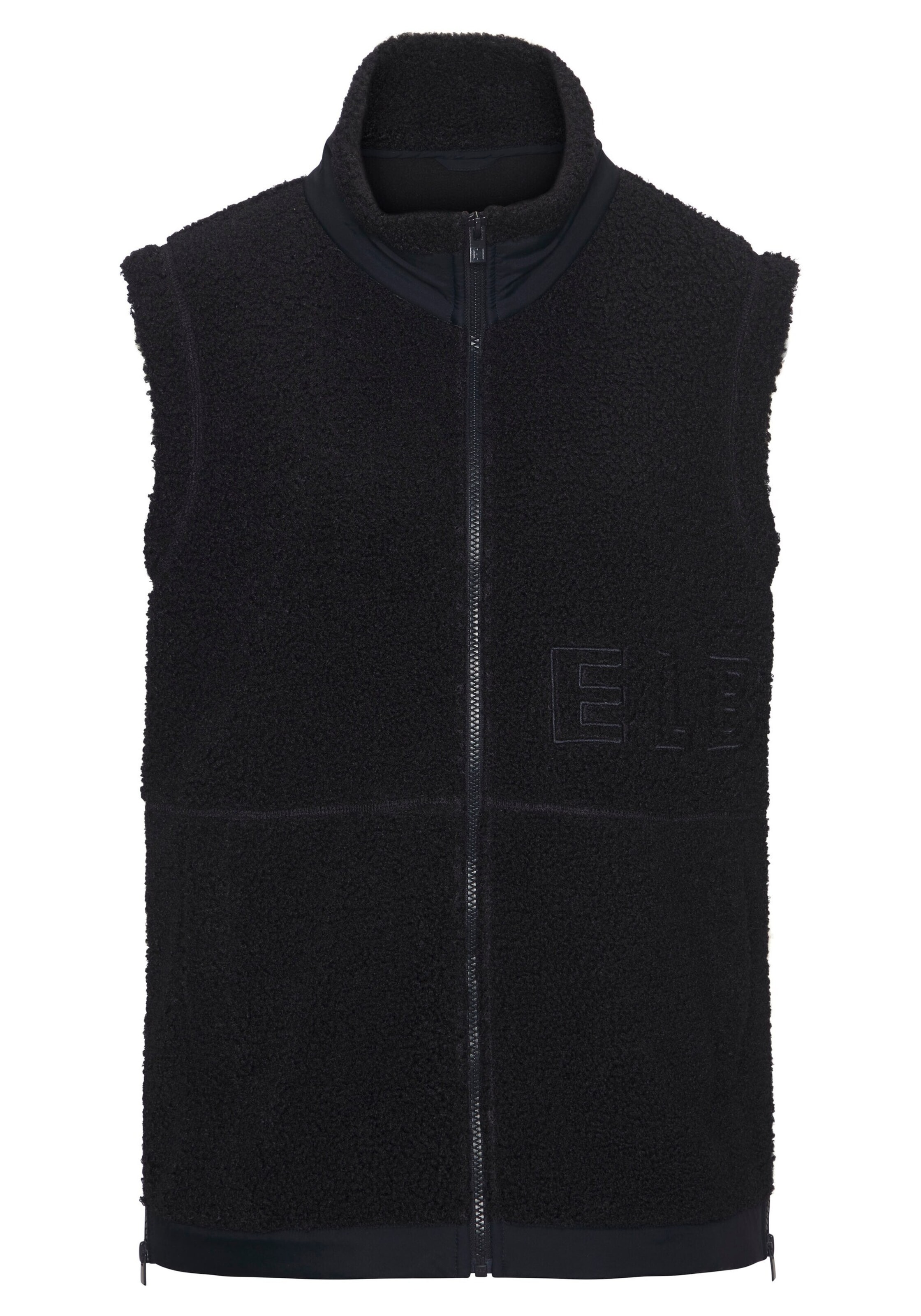 Elbsand Vest in Black: front