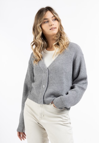 Cardigan DreiMaster Vintage en gris : devant