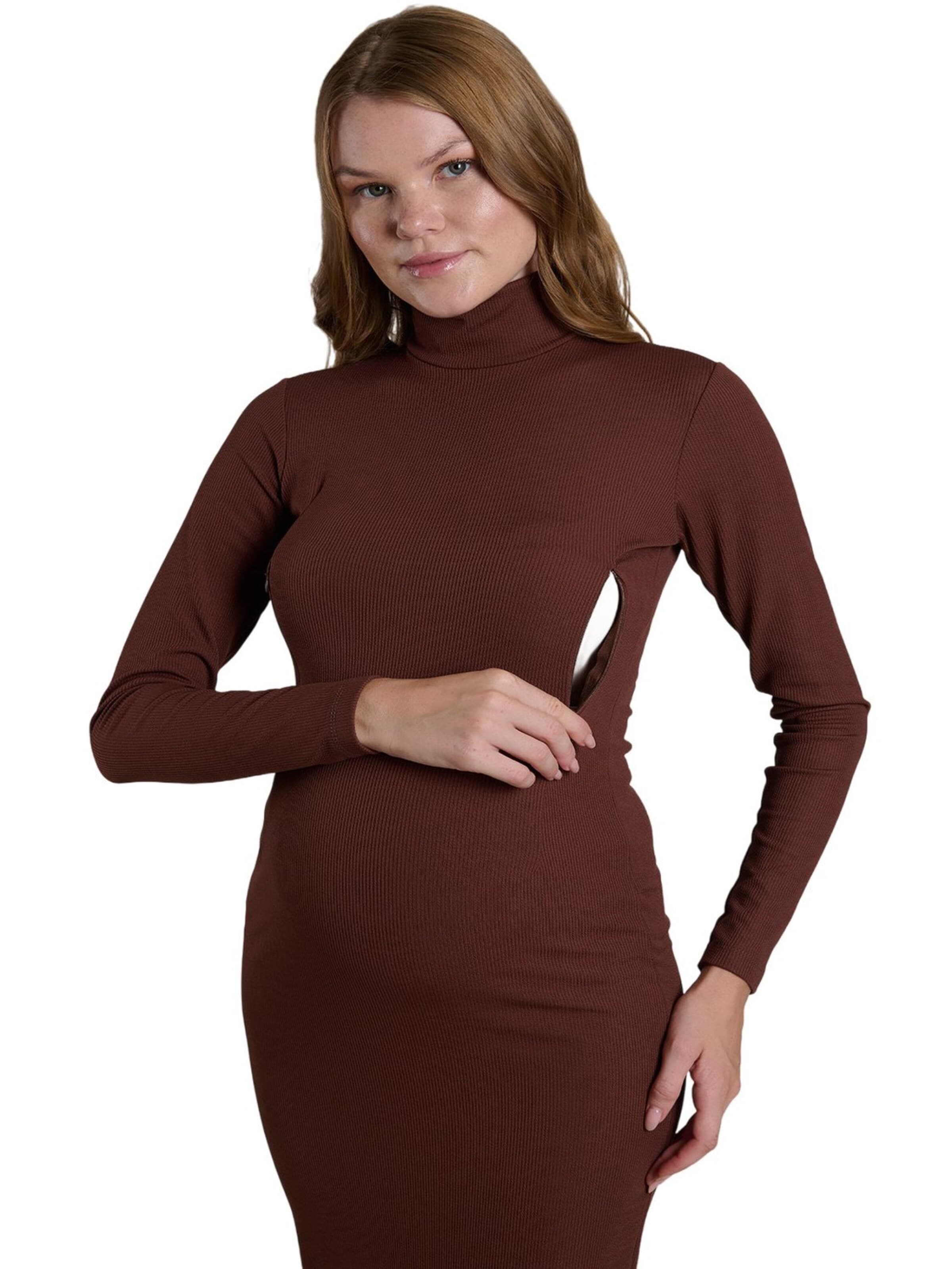 LYN MAMA Dress in Brown