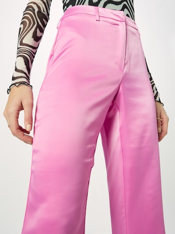PIECES Boot cut Pants 'MASJA' in Pink