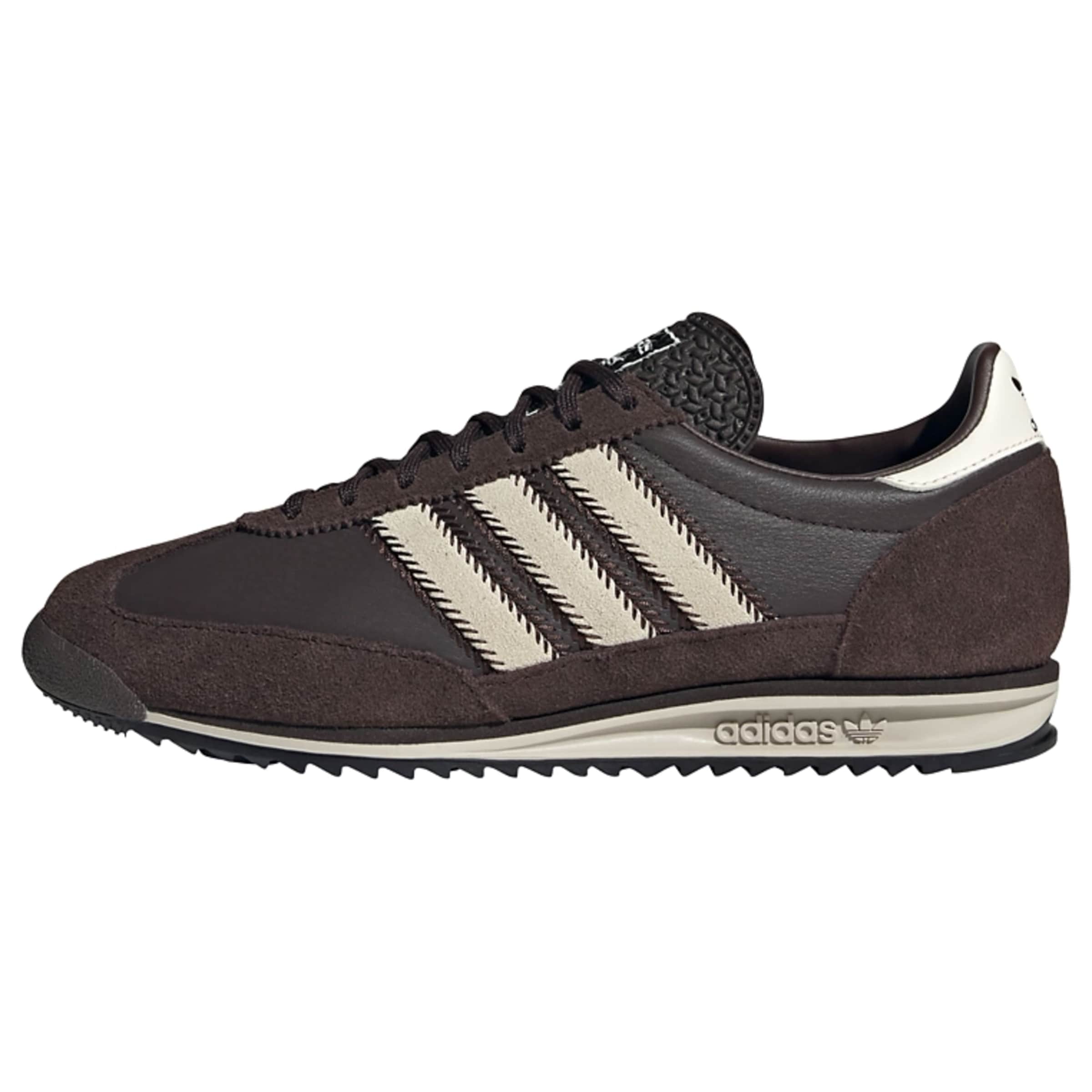 ADIDAS ORIGINALS Platform trainers 'SL 72' in Ecru / Dark brown, Item view