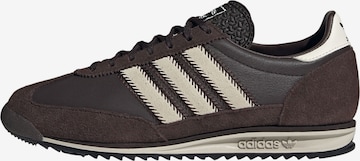 ADIDAS ORIGINALSNiske tenisice 'SL 72' - smeđa boja: prednji dio