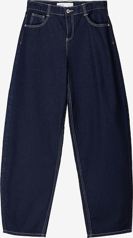 Jean Bershka en bleu : devant