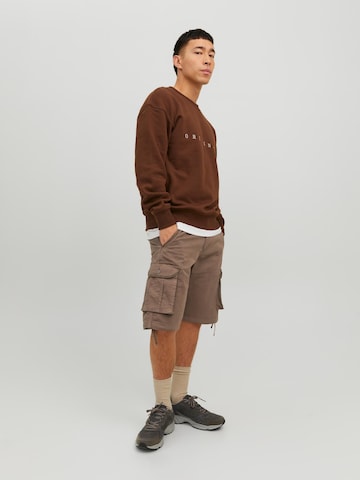 JACK & JONES - Loosefit Pantalón cargo 'Zeus' en marrón