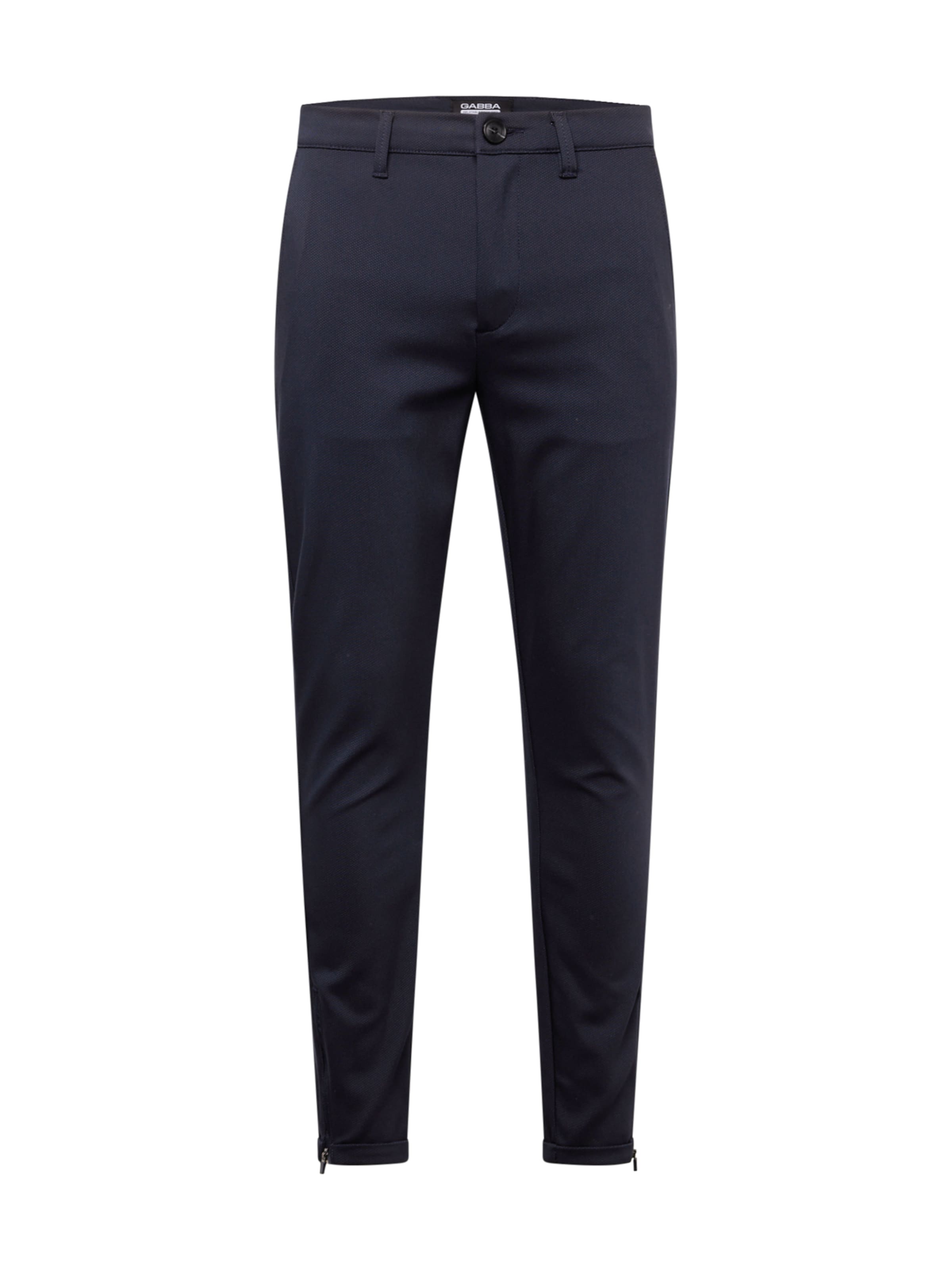 GABBA Slimfit Παντελόνι τσίνο 'Pisa' σε μπλε: μπροστά
