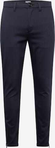 Coupe slim Pantalon chino GABBA en bleu : devant