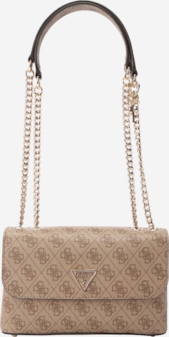 smėlio GUESS Rankinė ant peties 'Erica': priekis