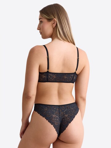 Erlich Textil Bandeau BH 'Iconic Lace' in Schwarz