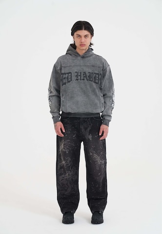 Ed Hardy Μπλούζα φούτερ 'Eagle Drag Rose' σε μαύρο