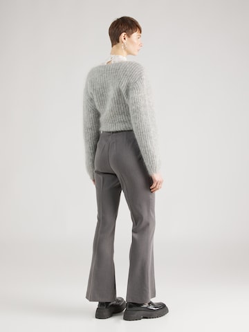 VERO MODA Flared Pants 'BEATE' in Grey