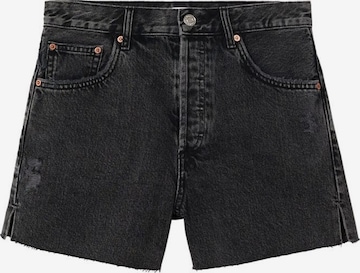 MANGO Regular Jeans 'Andy' in Zwart: voorkant