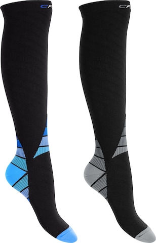 cflex Sportsocken 'Performance' in Grau: Vorderseite