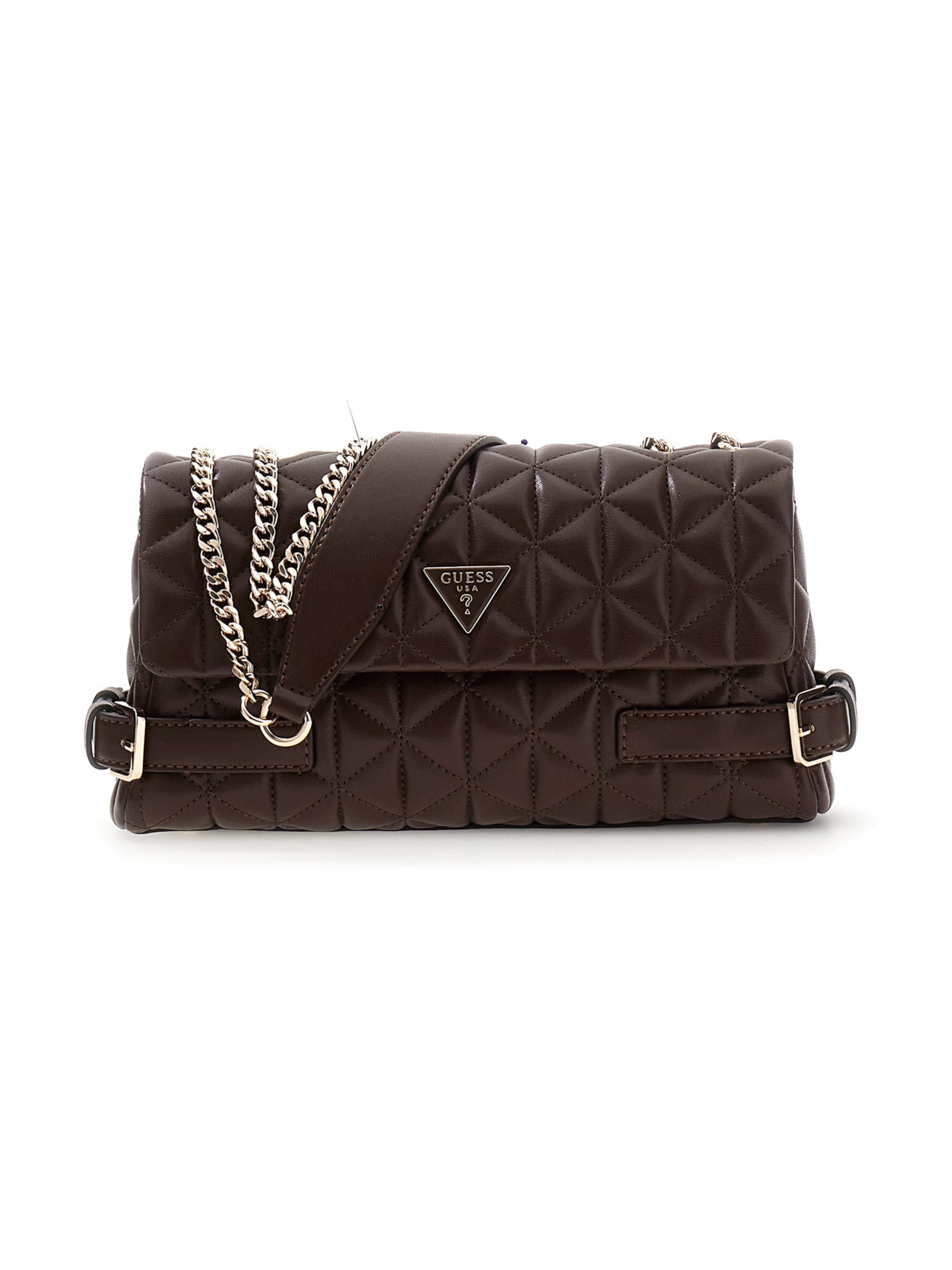 GUESS Crossbody Bag 'PAISLEIGH' in Brown: front