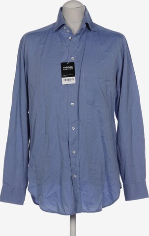 A Collezioni Button Up Shirt in M in Blue: front