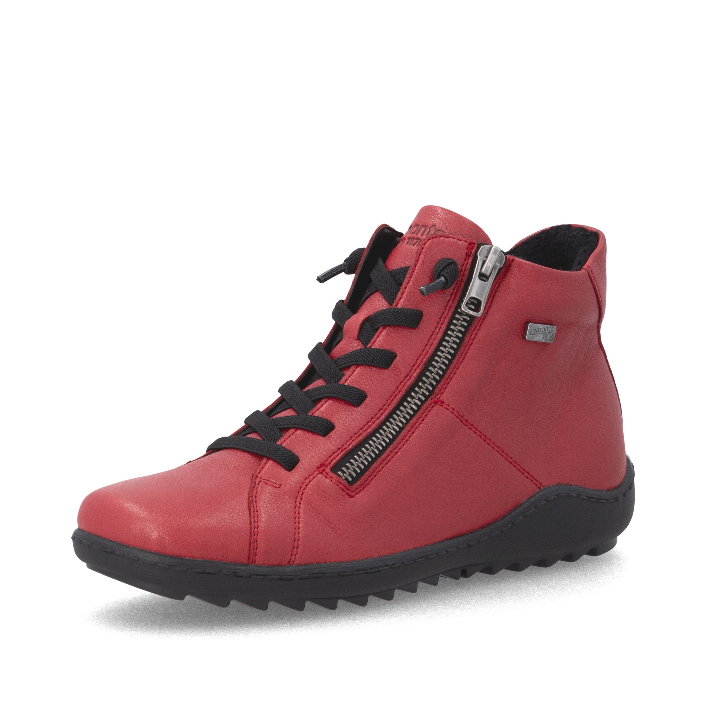 Bottines REMONTE en rouge : devant
