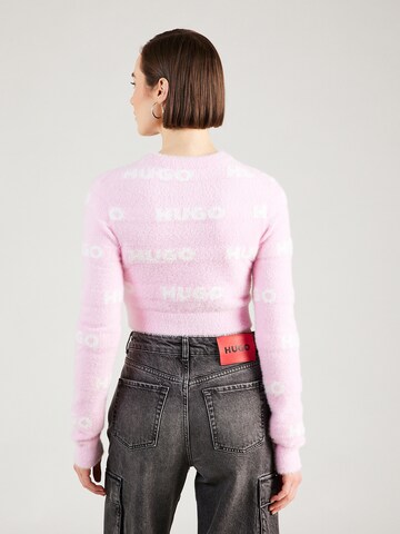 HUGO Пуловер 'Slotelle' в розово