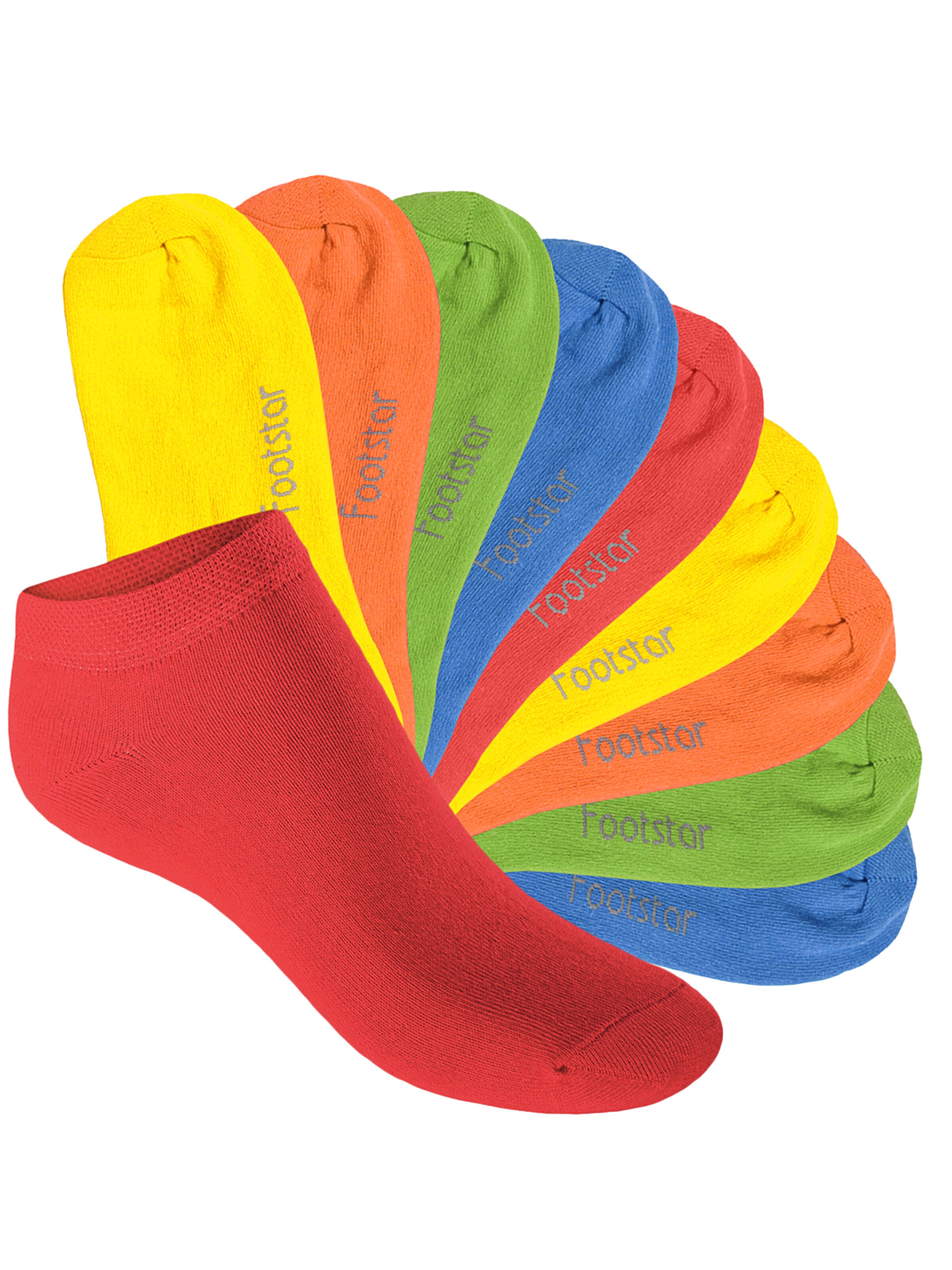 footstar Socken 'EVERYDAY! Kinder'‌ in Gelb: Vorderseite