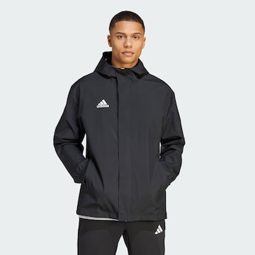 ADIDAS SPORTSWEAR Athletic Jacket 'Entrada 22' in Black: front